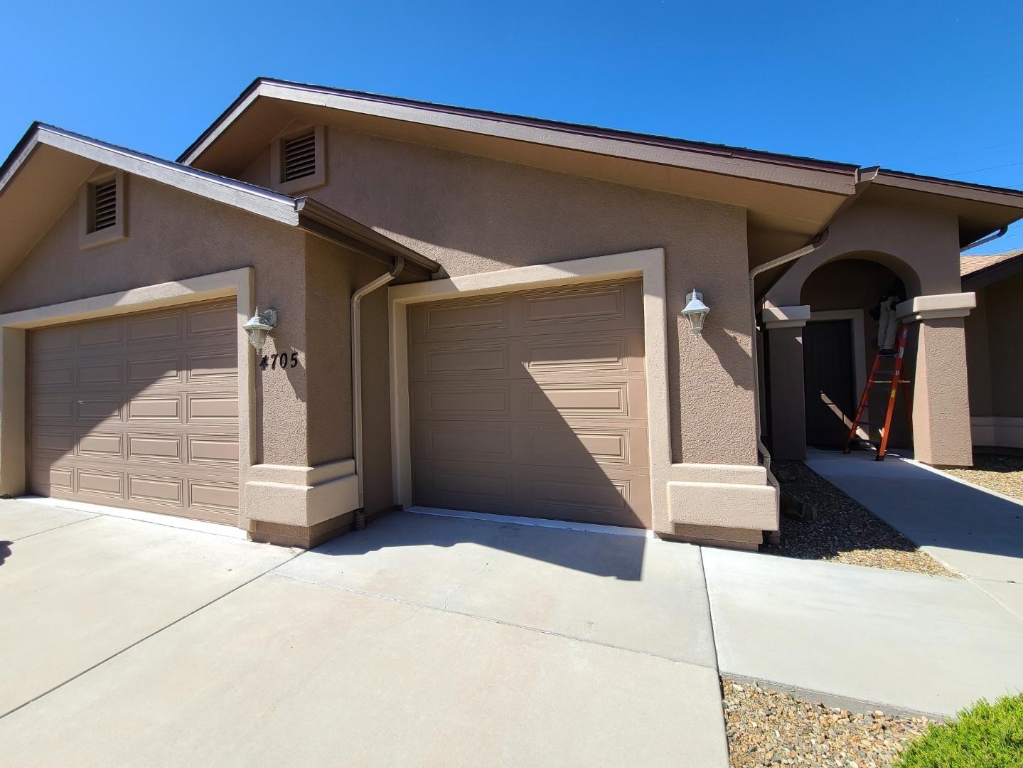 Real gutter installation on an Arizona home